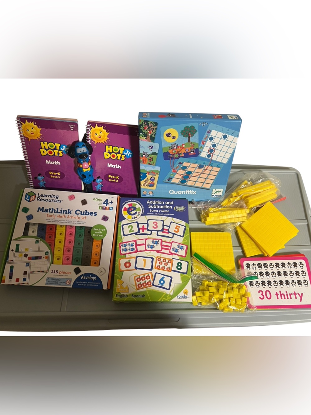 PREK/KINDERG Math Readiness Lot of 6 Early Learning Activities-  Age 4-6
